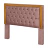 Cabeceira com Moldura de Madeira para Cama Box King Imperial 1,95m Com Pés LH Móveis Imperial 1.95 - 4