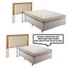 Cabeceira com Moldura de Madeira para Cama Box King Imperial 1,95m Com Pés LH Móveis Imperial 1.95 - 14