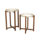 Ver imagem 2 de Conjunto Mesa Lateral Dubai - Branco