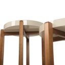 Ver imagem 3 de Conjunto Mesa Lateral Dubai - Branco