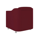 Ver imagem 5 de Kit 8 Poltronas Bia Decorativa Reforçada Recepção Clinica Salão Sala de Estar Suede:marsala