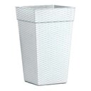 Ver imagem 4 de Vaso Médio Coluna Quadrado Rattan Para Flores Plantas 17,5 L