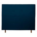 Ver imagem 3 de Cabeceira Cama Box King Poliana 195 Cm Suede Azul Marinho