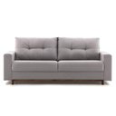 Ver imagem 3 de Sofá Paderborn 3 Lugares Cor Cinza com Pés Madeira Amendoa 184 Cm - 67316