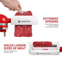 Amaciante de Carne Amzchef para Batedeiras Kitchenaid e Cuisinart (branco) - 4