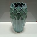 Ver imagem 4 de Vaso Decorativo Enfeite Casa Cerâmica 27x16x16cm Azul