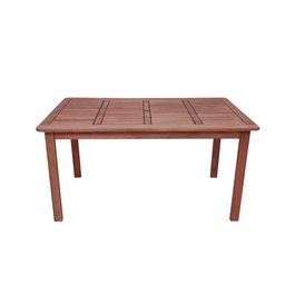 Conjunto 6 Cadeiras Poltronas Empilháveis e Mesa Retangular Madeira Maciça - 2