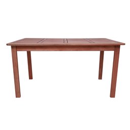 Conjunto 6 Cadeiras Poltronas Empilháveis e Mesa Retangular Madeira Maciça - 4