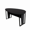 Ver imagem 2 de Mesa de Reunião Orgânica 1,80m MDP 180cm Preto F5 Office