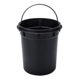 Kit Lixeira Aço Inox - 1 de 3l, 2 de 5l e 1 Escova Sanitária - 5