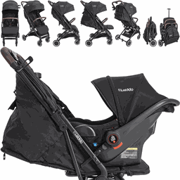 Carrinho de Bebe Bebe Conforto Base Isofix Kiddo Sprint Preto - 3