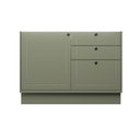 Ver imagem 2 de Balcão de Cozinha 1 Porta 3 Gavetas 100% MDF 120cm sem Tampo Sevilha Herval Verde/Hill