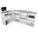 Ver imagem 3 de BALCÃO CAIXA VITRINE M288.B (CAIXA, LOJA, VALET) MUNDI MOVEIS