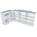 Ver imagem 2 de BALCÃO CAIXA VITRINE M288.B (CAIXA, LOJA, VALET) MUNDI MOVEIS