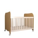 Ver imagem 3 de Quarto de Bebê Completo Sueño Cômoda 4 Gavetas 100% Mdf Branco Brilho/amêndoa - Panorama Móveis