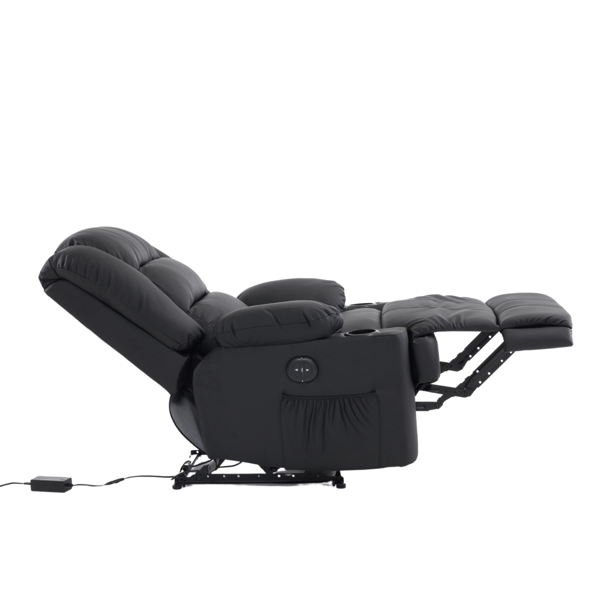 Cadeira Reclinável Confort Elétrica Porto Corino Premium Preto - 8