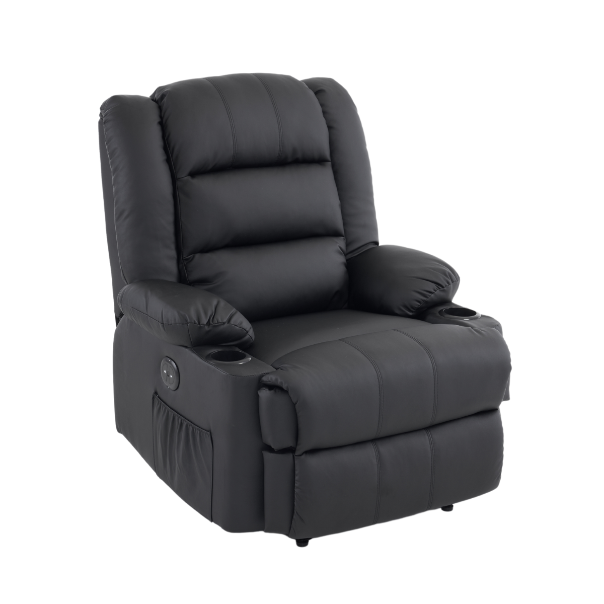 Cadeira Reclinável Confort Elétrica Porto Corino Premium Preto - 7