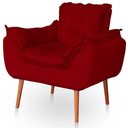Ver imagem 3 de Kit 02 Poltronas Opala Sala Confortável Resistente Vermelho