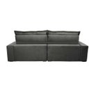 Ver imagem 7 de Sofá Retrátil e Reclinável 2,32m com Molas Ensacadas Cama Inbox Soft Tecido Suede Cinza