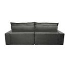Ver imagem 7 de Sofá Retrátil e Reclinável 2,72m com Molas Ensacadas Cama Inbox Soft Tecido Suede Cinza