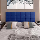 Ver imagem 2 de Cabeceira Painel Bia Estofada Queen Azul 1,60m - Pc Móveis