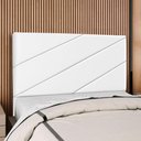 Ver imagem 2 de Cabeceira Queen 160 Cm com Frame Cristal Corino Branco Artte Branco