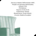 Ver imagem 2 de Kit 02 Poltronas Balanço Melinda Veludo