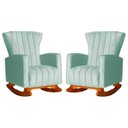 Ver imagem 1 de Kit 02 Poltronas Balanço Melinda Veludo