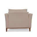 Ver imagem 5 de Poltrona Decorativa Riva Linho Rústico com Encosto Aconchegante Bege Loja Sheep