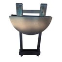 Ver imagem 3 de Mesa de Bistrô Dobrável 60x60 Preto Bar Restaurante Lanchonete