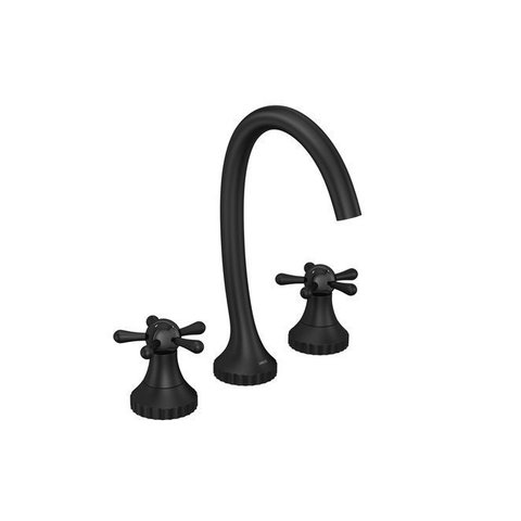 Misturador de Mesa Bica Alta para Lavatório Pérola Black Matte Deca Deca Metais