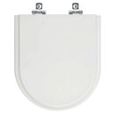 Ver imagem 1 de Assento Sanitário Soft Close Smart Cinza Prata para Vaso Celite