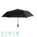 Ver imagem 2 de Guarda Chuva Automático Benetton Sombrinha de Bolsa Preto e Verde