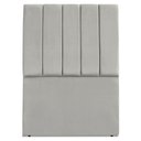 Ver imagem 5 de Cabeceira Solteiro 100 Cm com Frame Dalia Suede Cinza Claro Artte