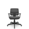 Cadeira Brizza Executiva Vinil Tela Mesh Giratória Relax Braços Reguláveis - 1