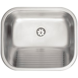 Tanque de Encaixe Tramontina Hera 34 L em Aço Inox Acetinado 50x40 Cm
