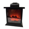Lanterna Lareira Decorativa Abajur Led Pilha Preto 18x15cm - 1