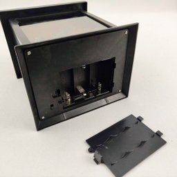 Lanterna Lareira Decorativa Abajur Led Pilha Preto 18x15cm - 6