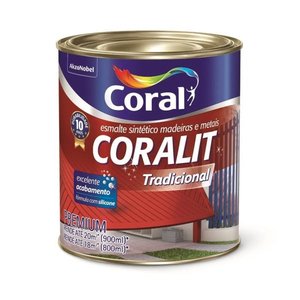 Coral Coralit Ultra Resistência Brilho 0,9 litro Branco