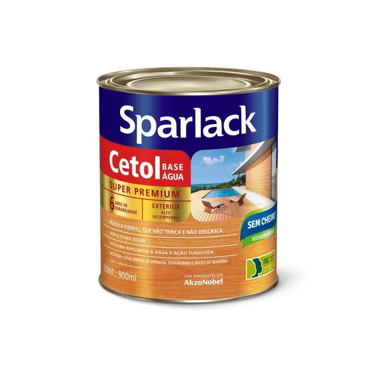 Sparlack Verniz Cetol Brilhante 0,9 litro Imbuia