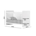 Ver imagem 5 de Berço Bebe Americano Quarto Infantil Lola H02 - D'Rossi