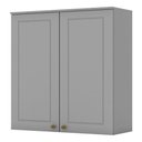 Ver imagem 1 de Armário Aéreo 2 Portas 80 cm Nova York Cinza – Henn