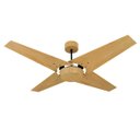 Ver imagem 3 de Ventilador de Teto Natuvent Callis No Light 4 Pás Madeira Freijó 127v
