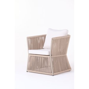 Poltrona Bahamas Aluminio Champanhe