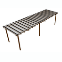 Ver imagem 5 de Cobertura Policarbonato Alveolar 10,00m x 2,00m Cristal 4mm