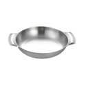 Ver imagem 1 de Prato Panelinha Pergaminho Luxo Aço Inox Paella 18cm Frg6471