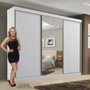 Ver imagem 5 de Guarda-Roupa Casal com 1 Espelho 3 Portas 6 Gavetas São Paulo Leifer