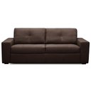 Ver imagem 2 de Sofá 3 Lugares para Sala de Estar Living 235cm Vienne L06 Couro Marrom Café - Lyam Decor