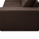 Ver imagem 6 de Sofá 3 Lugares para Sala de Estar Living 235cm Vienne L06 Couro Marrom Café - Lyam Decor