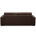 Ver imagem 5 de Sofá 3 Lugares para Sala de Estar Living 235cm Vienne L06 Couro Marrom Café - Lyam Decor